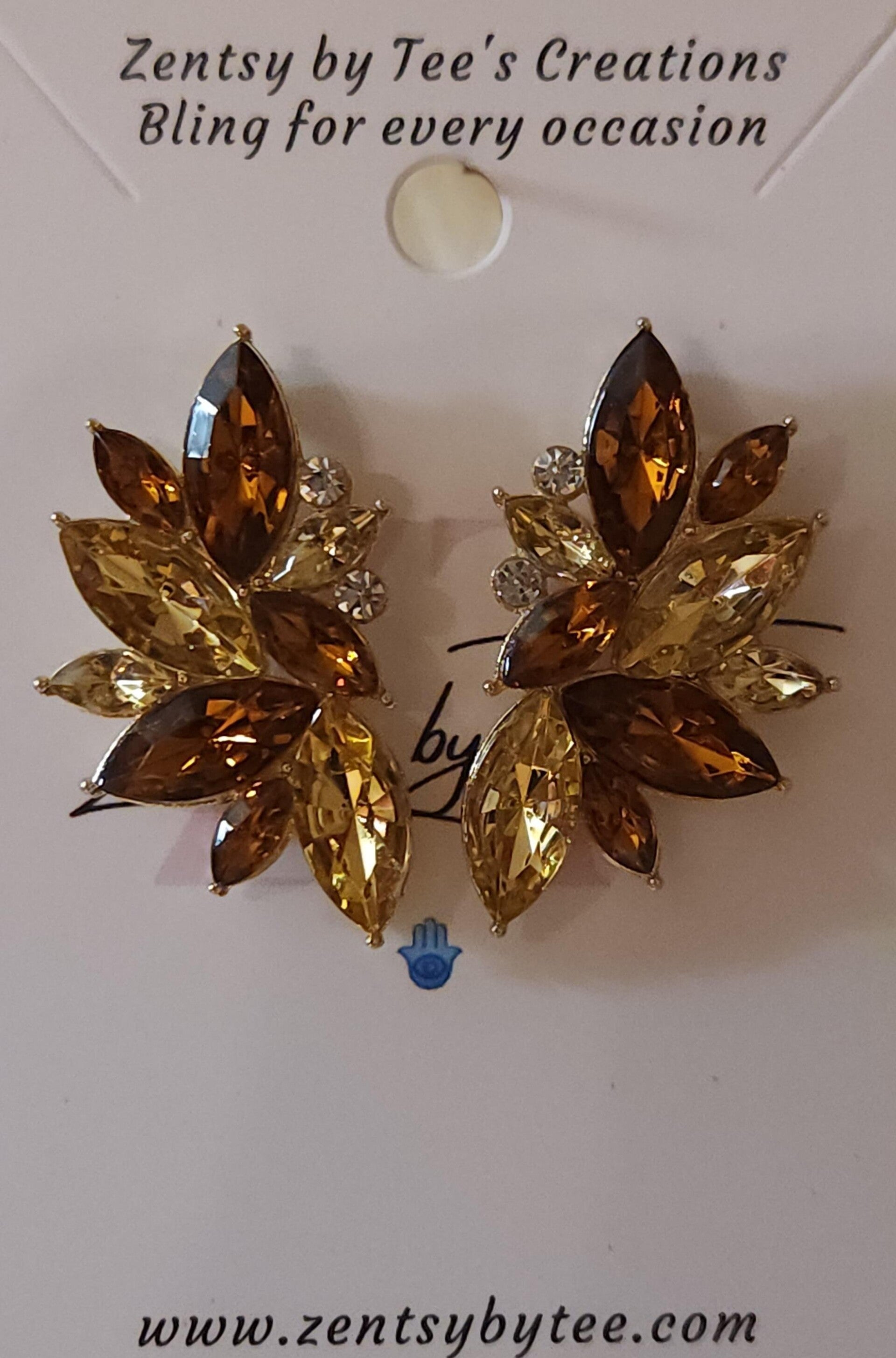 Bohemian Rhinestone Earrings