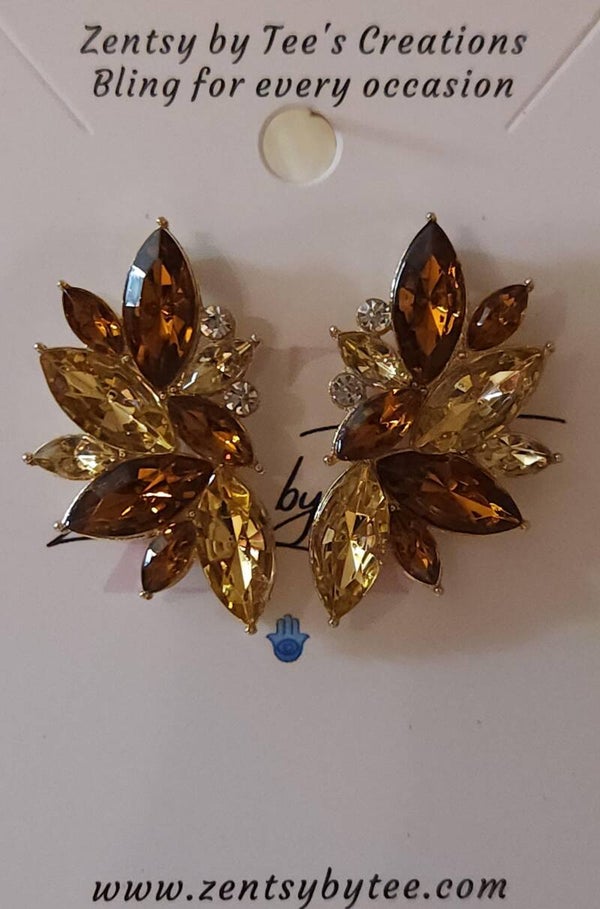 Bohemian Rhinestone Earrings