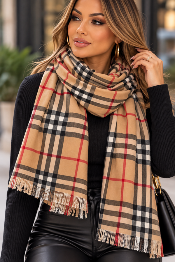 Classic Plaid Light Scarf