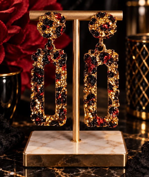 Crimson Royalty Earrings