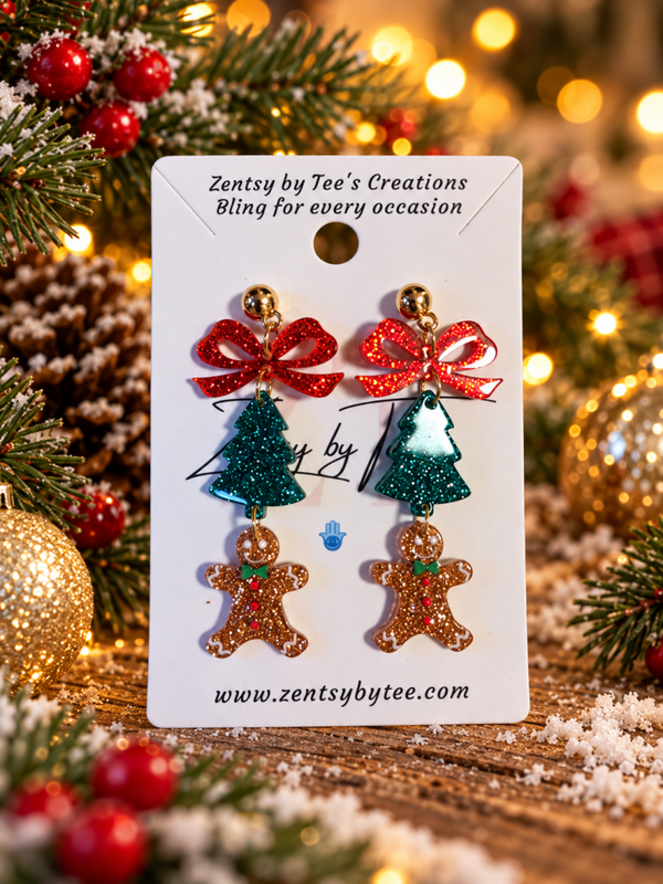🎄✨ Christmas Magic Holiday Earrings ✨🎄