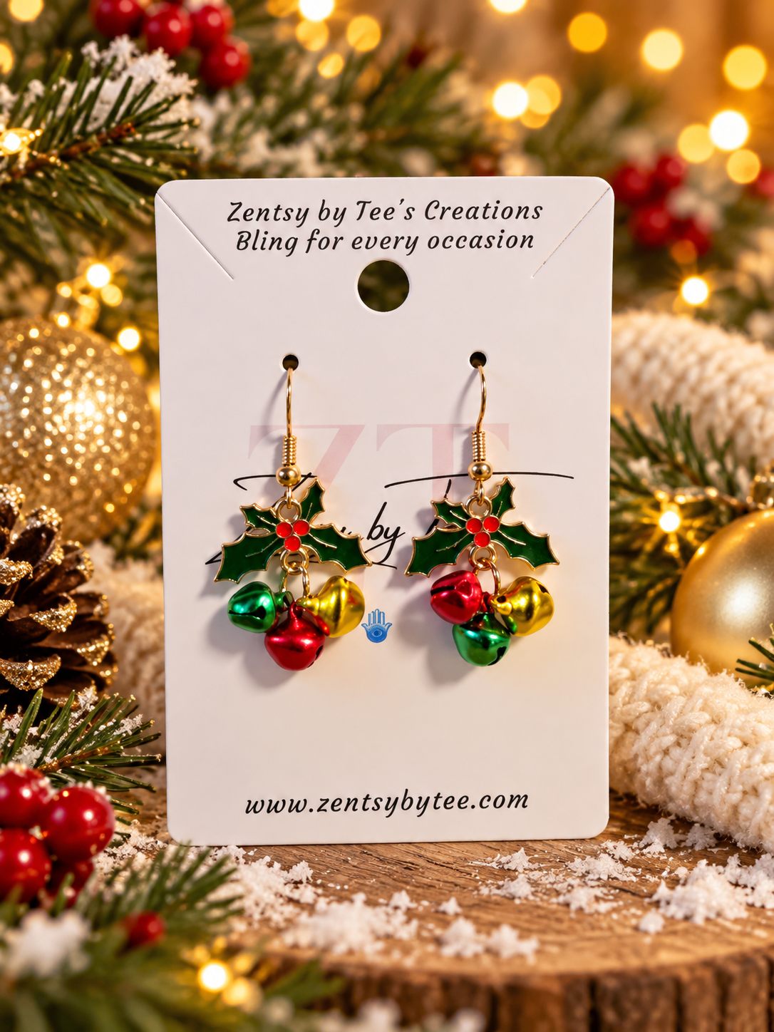Jingle Bells Holiday Earrings