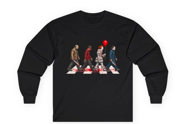 Horror Movie Icons Abbey Road Tee | Long Sleeve Shirt