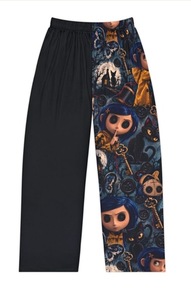 Coraline Illustration and Pajama Pants