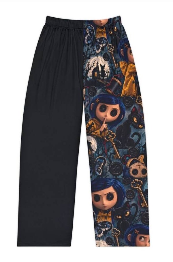 Coraline Illustration and Pajama Pants
