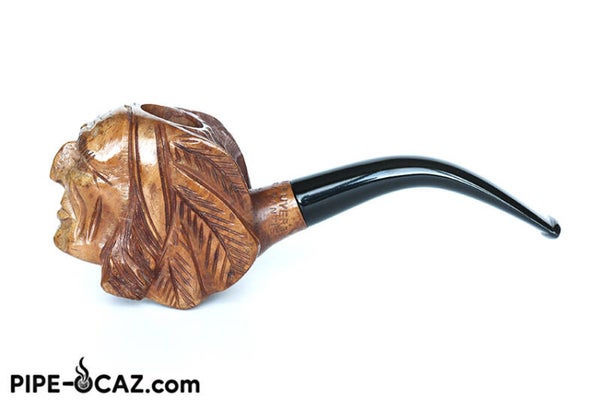 Pipe non fumée Bruyère Garantie tête d’Indien.