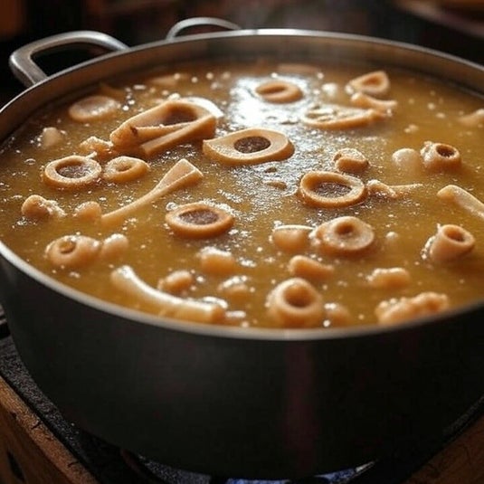 Traditionelle Knochenbrühe nach Omas Rezept