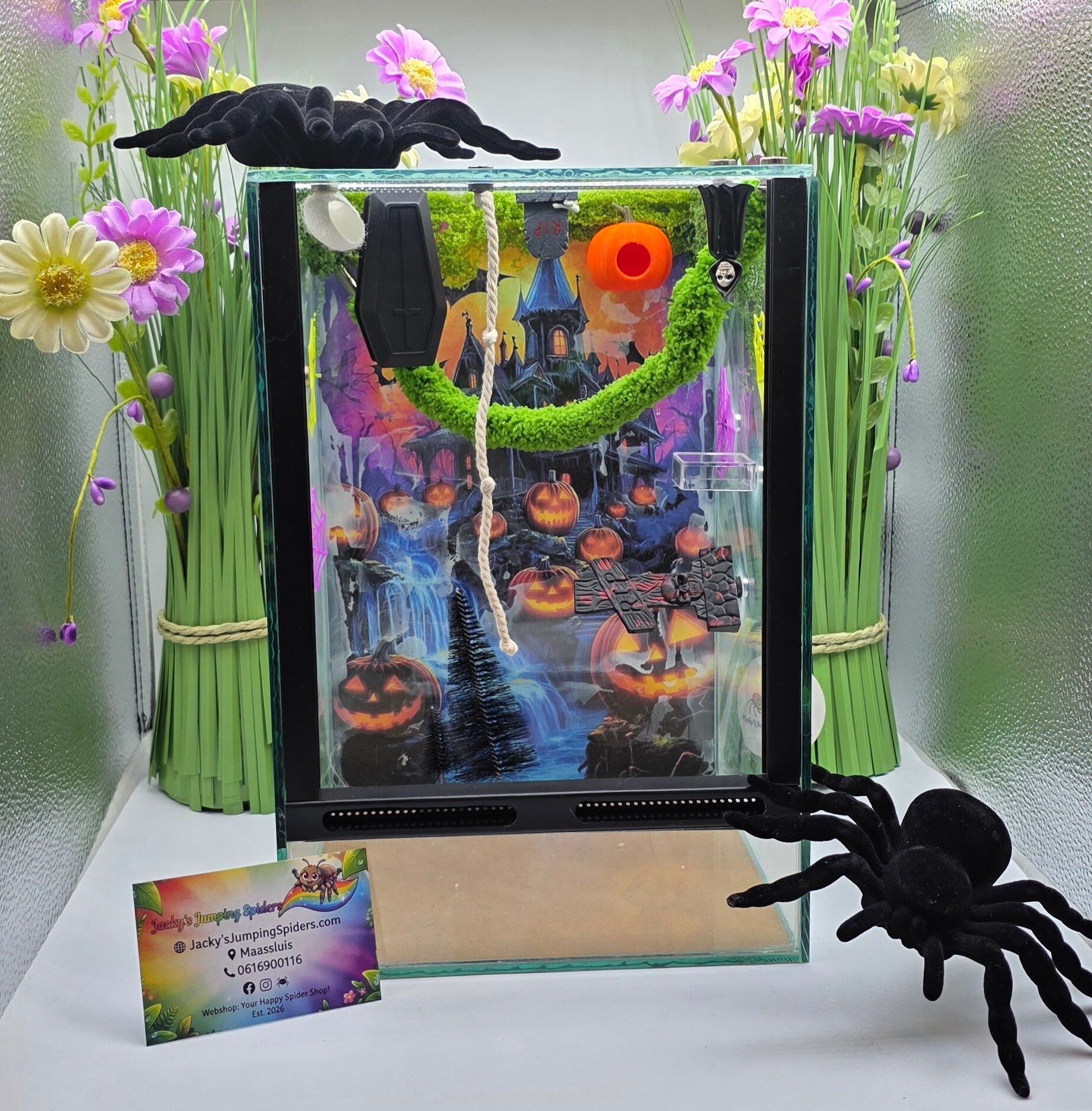 Verblijf Deluxe "Happy Halloween " Glas.