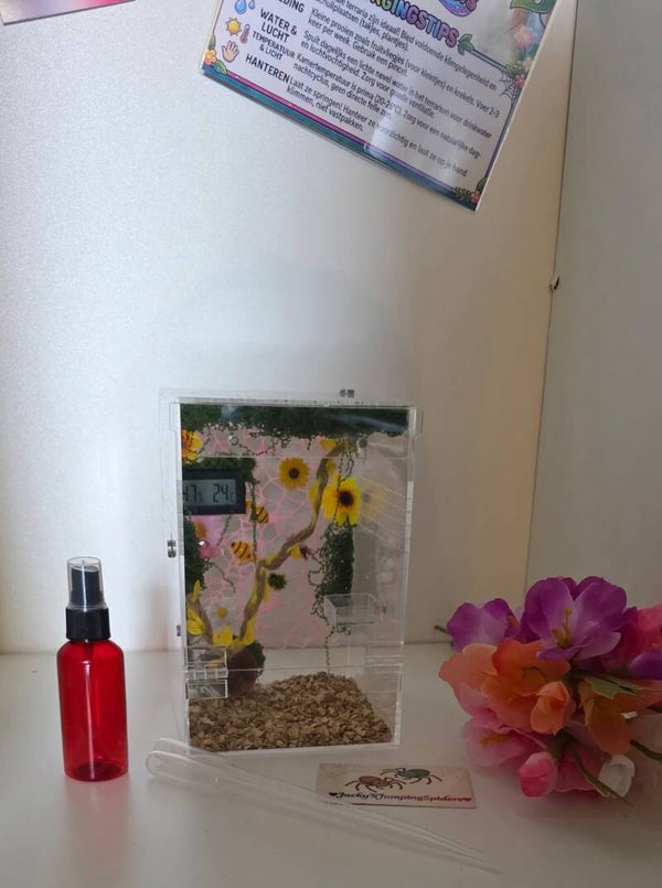Verblijf "Yellow Flowers" Acryl.