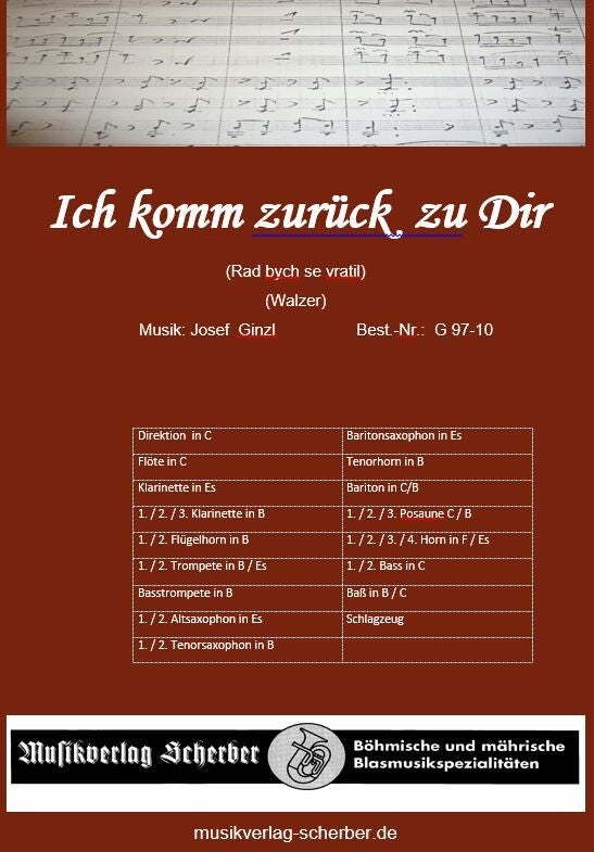 ICH KOMM ZURÜCK ZU DIR