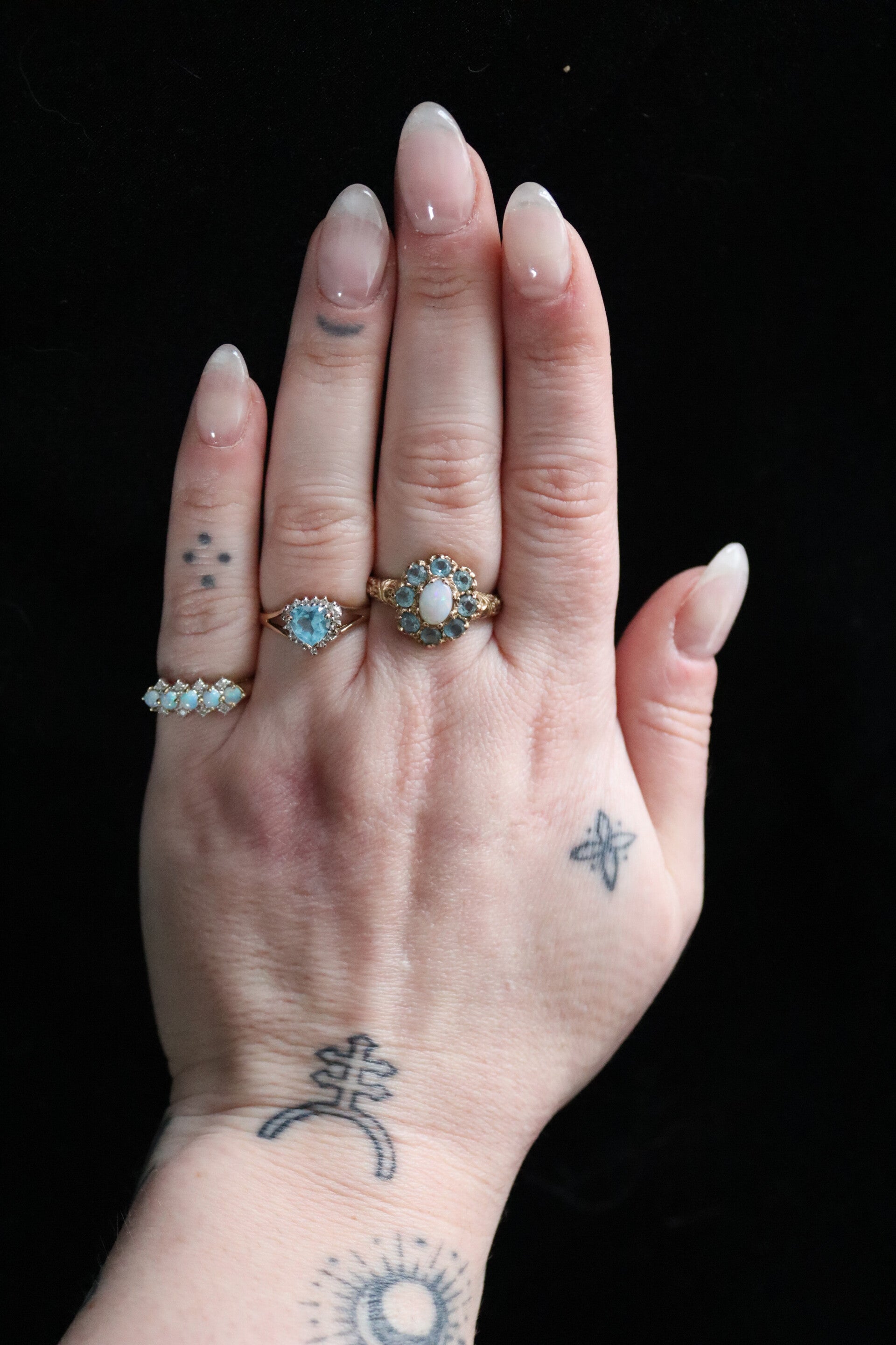 アクセサリー Alchemy R157Q MOON PHASE OPTIMISER RING feb-2026-opaal-amethist-