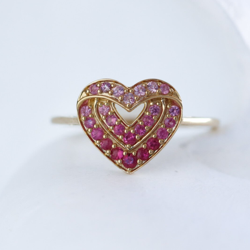Ombre Heart