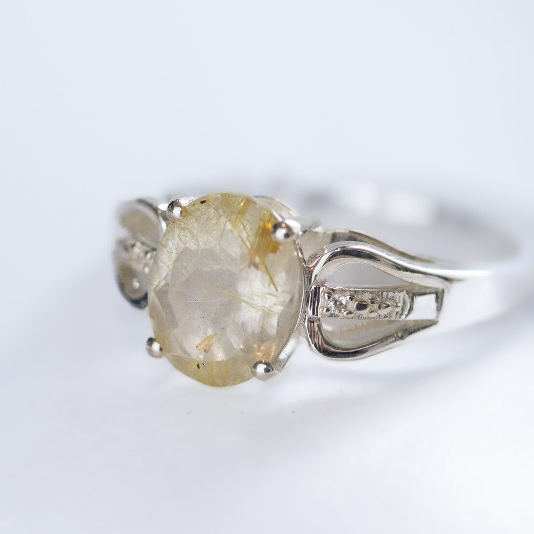 Silver Rutilated Quartz