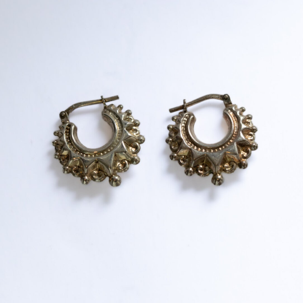 Silver Victorian Earrings