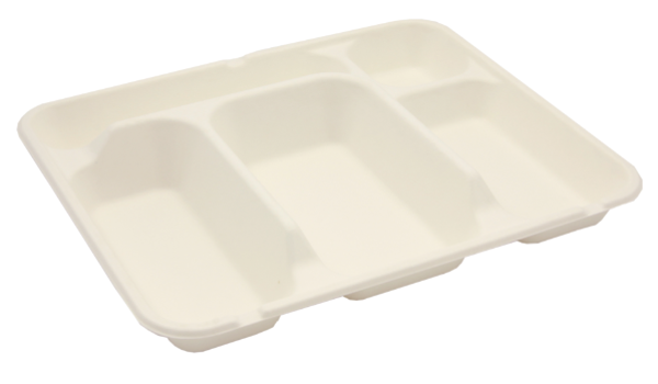 50 Plateaux repas 5 compartiments