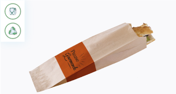 1000 sacs sandwich Pause Gourmande kraft