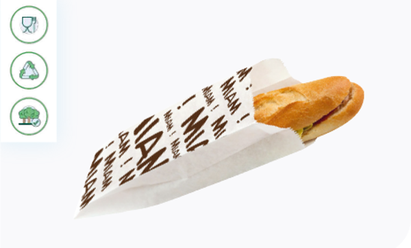 1000 sacs sandwich Maim blanc