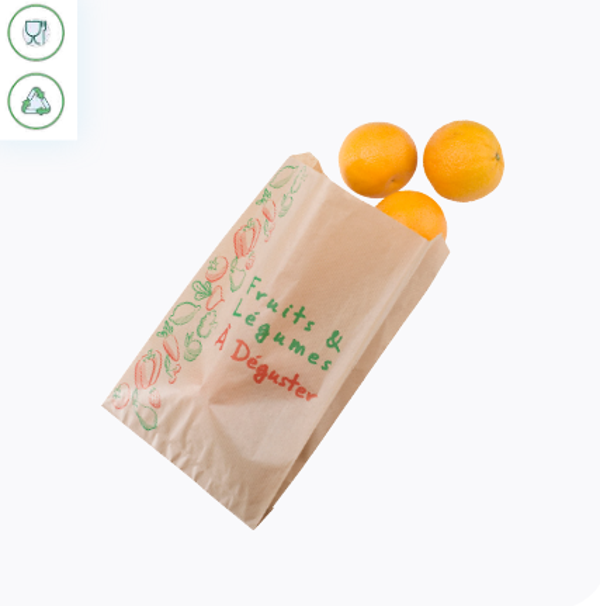 1000 sacs papier fruits et légumes
