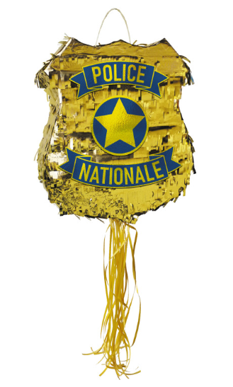 Pinata badge police