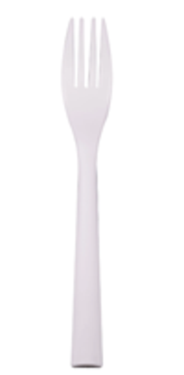 Fourchettes picnik incassables blanches 18cm