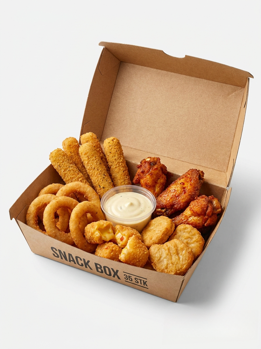 Store Snack Box 35 stk