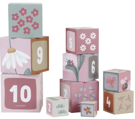 Little Dutch - Stapelblokken pink