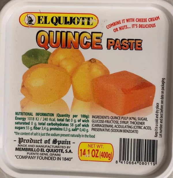 El Quijote Dulce de Membrillo - Quince Paste 400 g