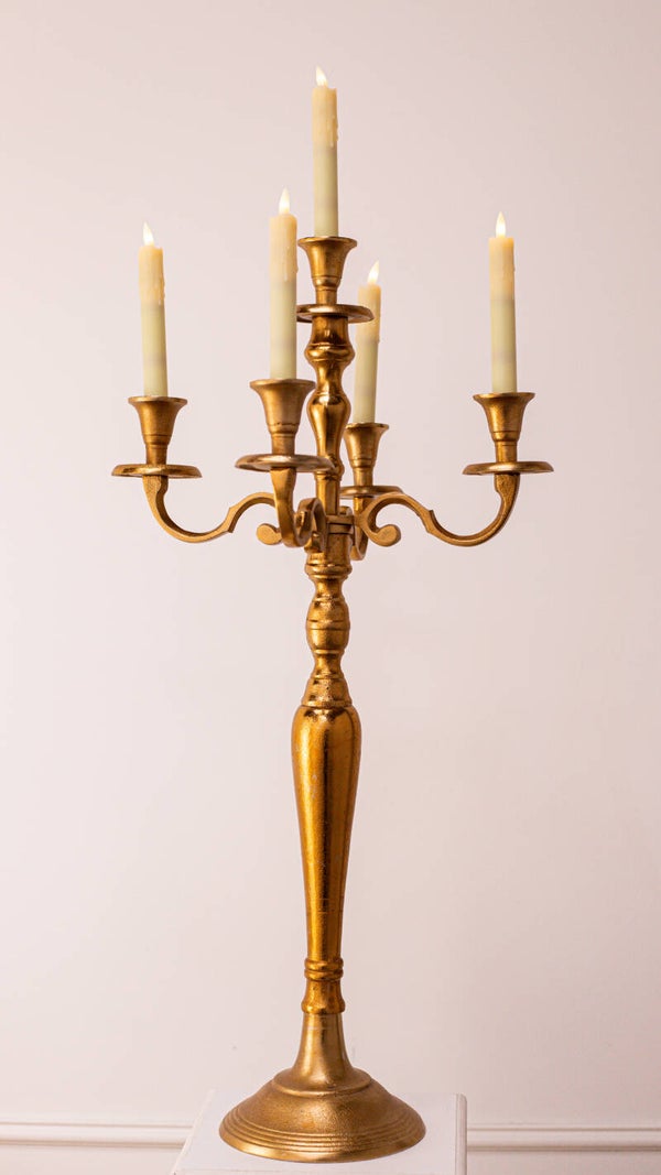 Chandeliers 5 branches - Doré