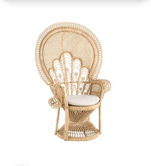 Fauteuil en rotin naturel