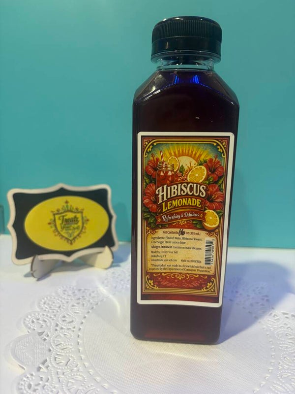 Hibiscus Lemonade 16oz