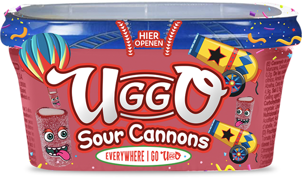 Candy Uggo Sour Cannons 12x200g