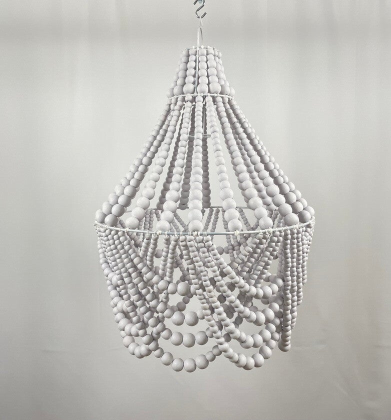 Lustre romantique blanc