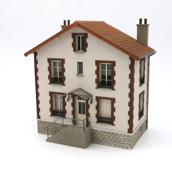 Charmante reproduction minuature d'une maison en meulière
