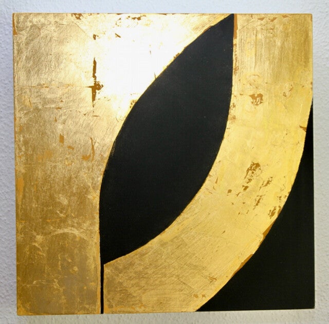 abstrakte Goldkunst