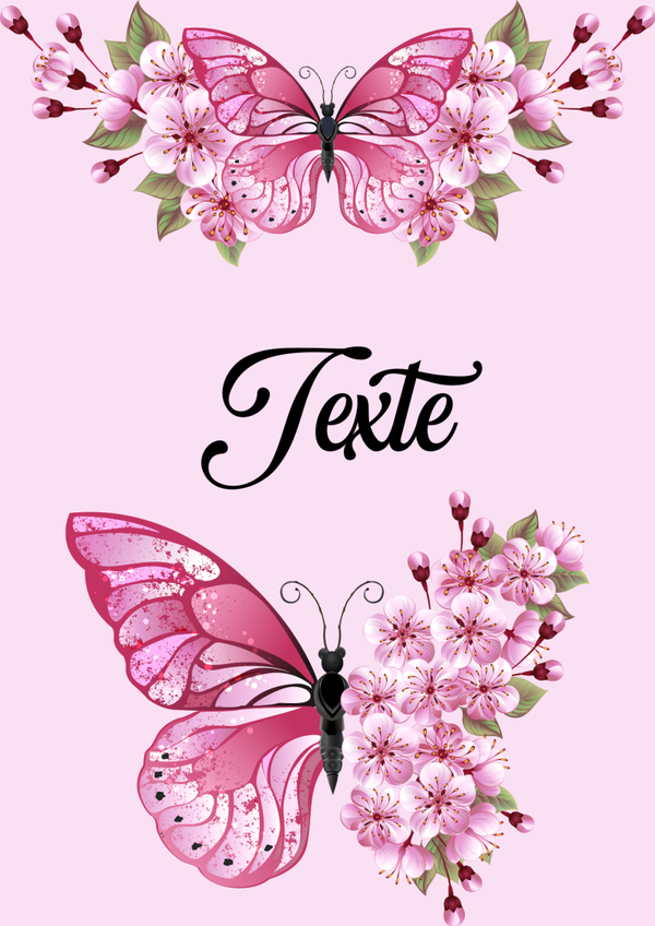 Papillon - Fleurs