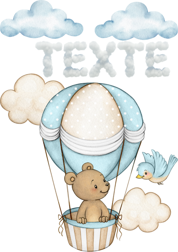 Garçon - Montgolfière