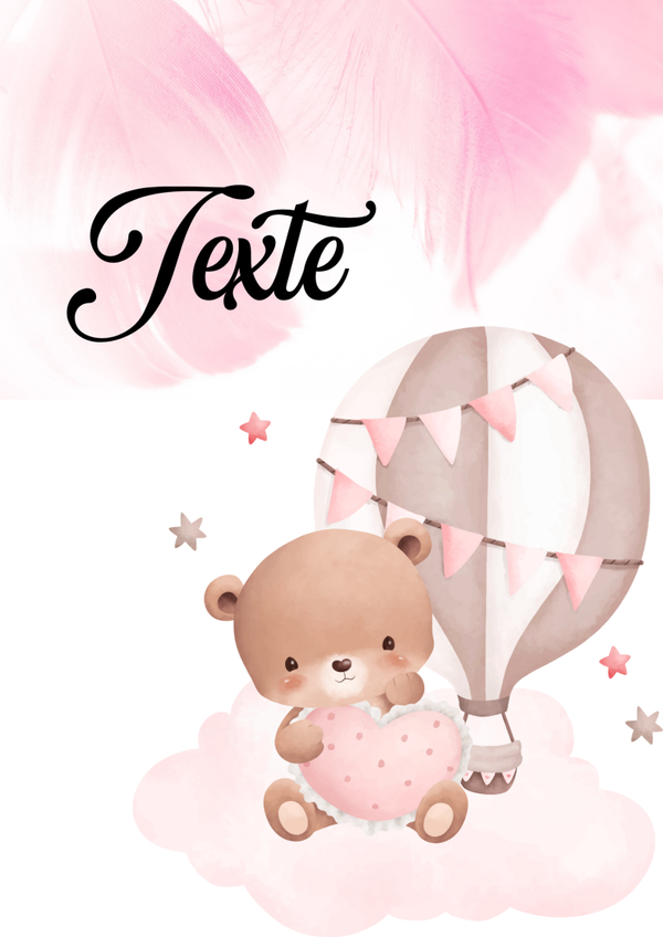 Fille - Montgolfière