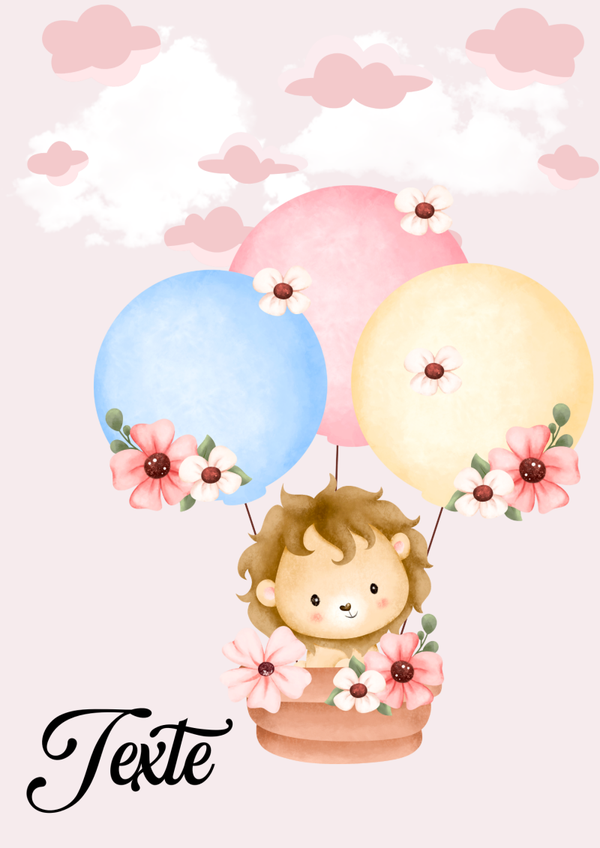 Lion - Montgolfière