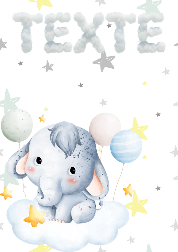 Éléphant - Ballons