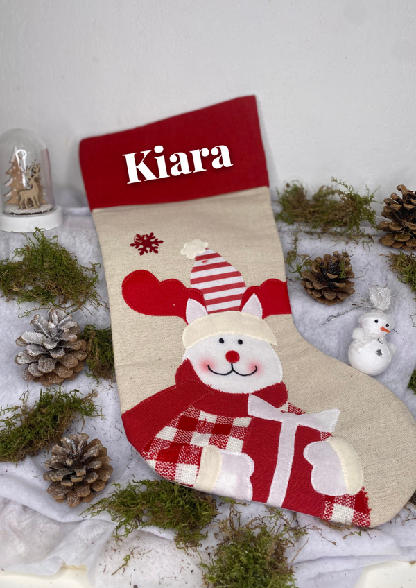 Chaussette de Noël - Chat