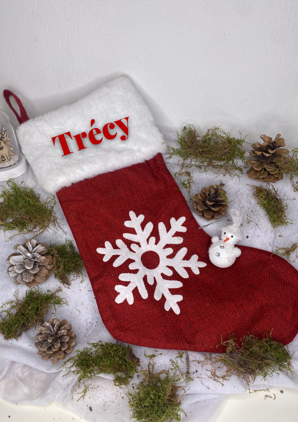 🎄 Chaussette de Noël « Flocon »