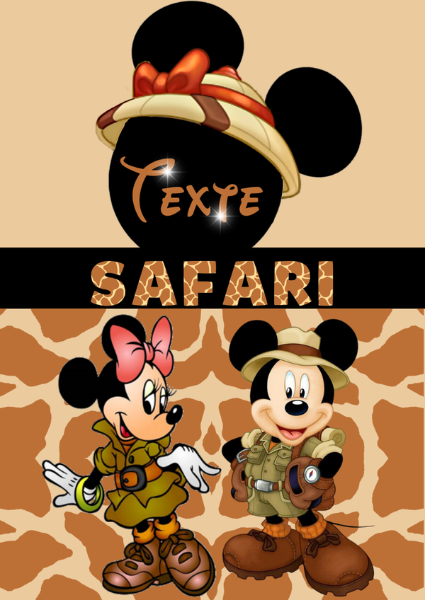 Mickey & Minnie - Safari