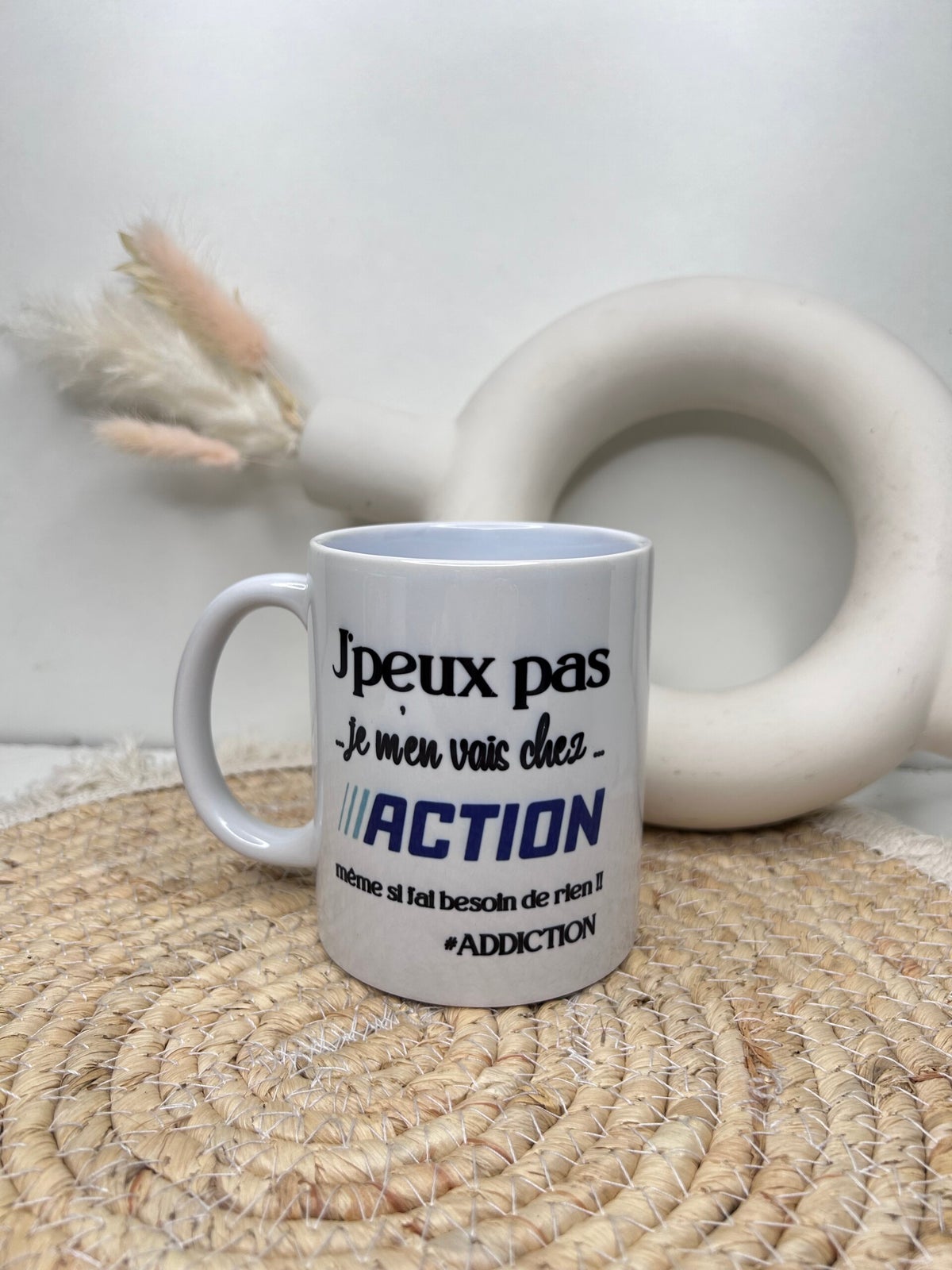 Mug ACTION original – Tasse avec message