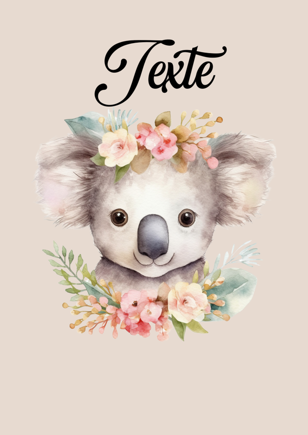 Koala - Fleurs