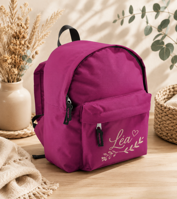 🎒 Sac à dos enfant personnalisé – Prénom | École, Crèche, Loisirs