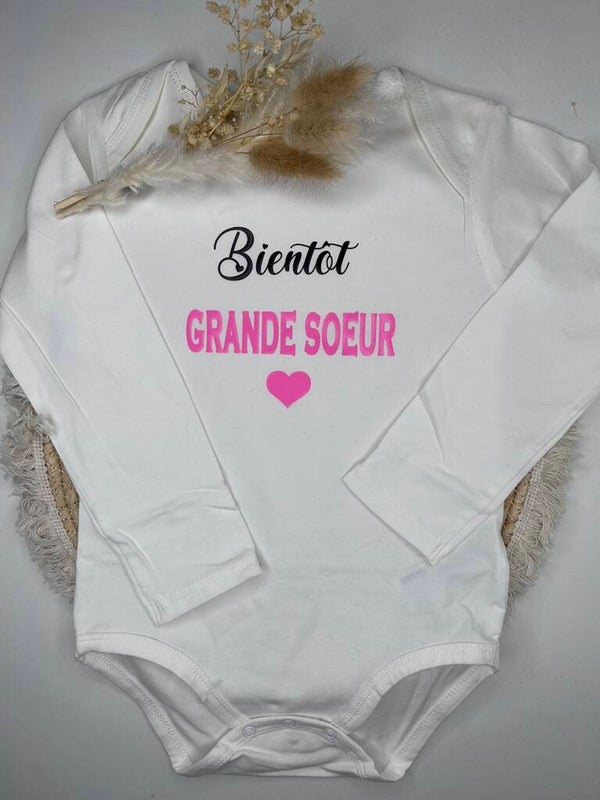 Body bébé annonce personnalisé – Une façon originale d’annoncer une belle nouvelle
