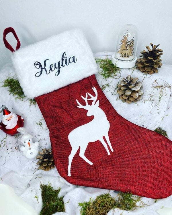 Chaussette de Noël - Cerf