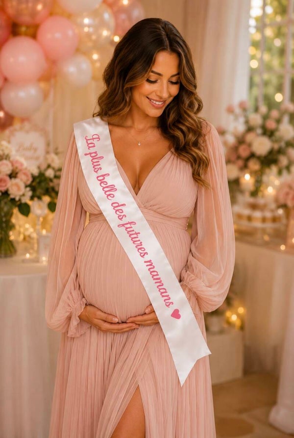 Écharpe en satin personnalisée – EVJF, Mariage, Anniversaire, Baby Shower & Événements