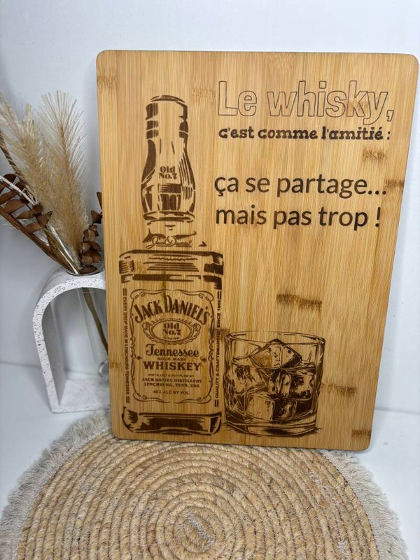 Planche à Découper - Haut de Gamme - Le Wisky