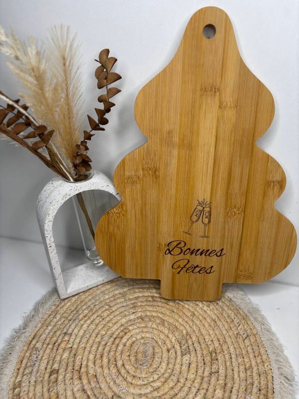 Planche à Découper - Sapin - Bonnes Fêtes